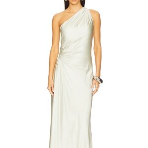 Gorgeous One-Shoulder Cream Dress